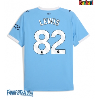 Manchester City Rico Lewis #82 Tricou Fotbal Replică 2025-26 Barbati Acasa